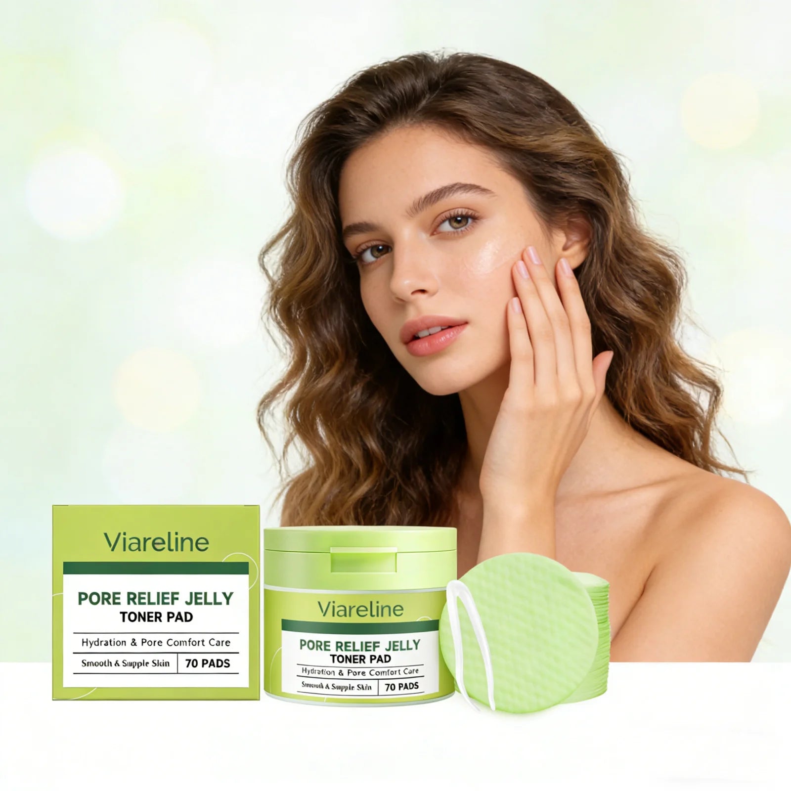 Moisturizing Calming Toner Pads Deep Hydrating Moisture Sooth Calming Improve Dry Roughness Skin Hydrating Soothing Facial Pads Oasis Select