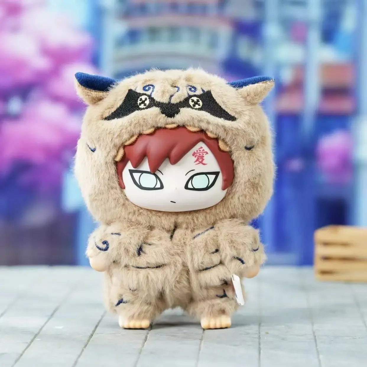 uu Shippuden Beast Party Series Cute Plush Doll Toy Cartoon Backpack Pendant Anime Peripheral Gift Box Naruto Blind Box Gift Oasis Select I love Leo.