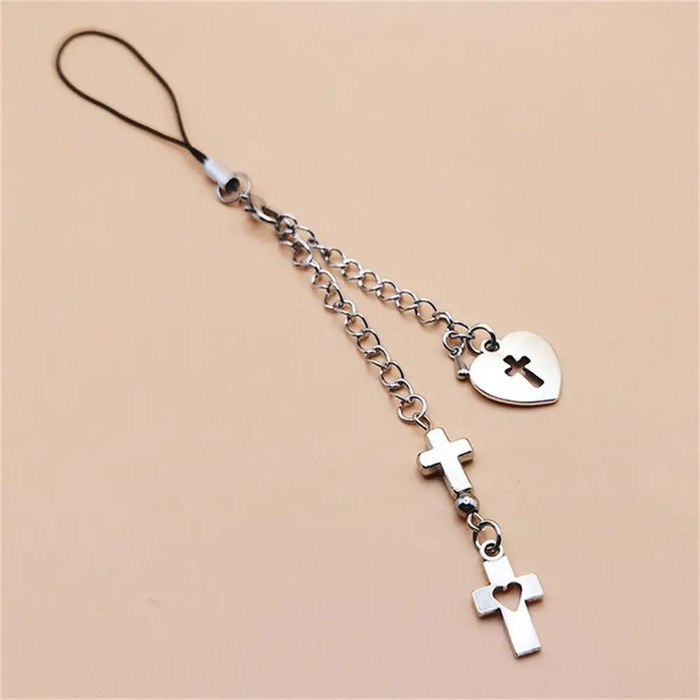 Y2k Phone Pendant Sweet Cool Girl Pink Chain Charms Kawaii Women Accessories Handmade DIY Cute Phone Strap Lanyard Oasis Select 4