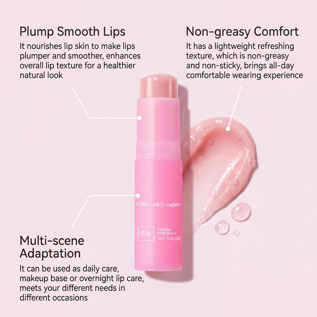 Moisturizing Wrinkle Multi Balm Collagen Multi Balm Stick Improve Skin Dull Boost Radiance Hydrating Lip Face Multi Cream Stick Oasis Select