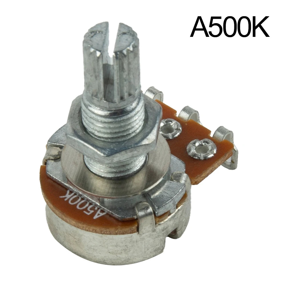 Guitar Parts/kits Guitar Potentiometer 18mm Pots Shaft 250K Or 500K Ohms A250K Plastic Potentiometer 1/4\" (6mm) Oasis Select A500K