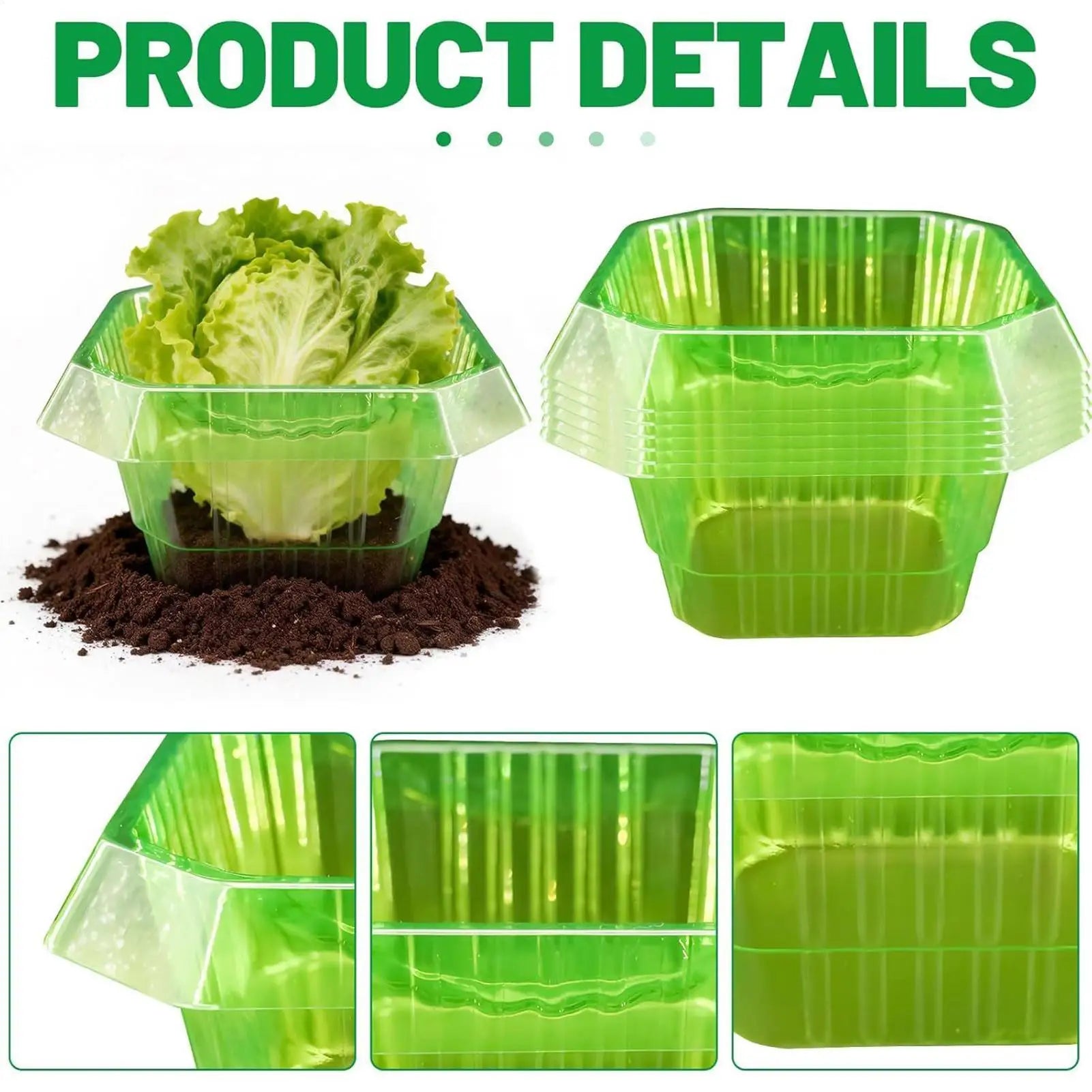 20Pcs Garden Plant Cloches Plant Garden Protective Cover Protected From Insects and Frost Weather Garden Tool for Lawn Care Oasis Select