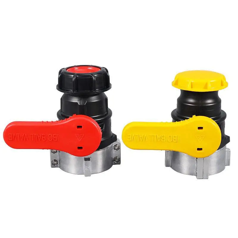 DN50 Ball Valve 1000L IBC Ton Bucket Plastic Aluminum Alloy Integrated Valve Fitting Butterfly Valve Set Bucket Switch Port Oasis Select