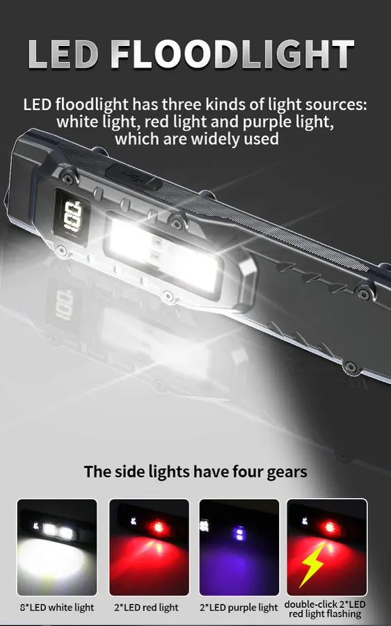 POCKETMAN 3800LM USB Rechargeable LED Flashlight – 9 Modes