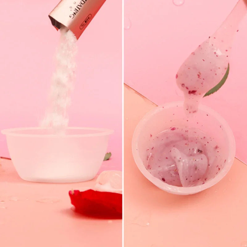 Rose Collagen Hydro Jelly Mask Powder – Peel-Off DIY Facial