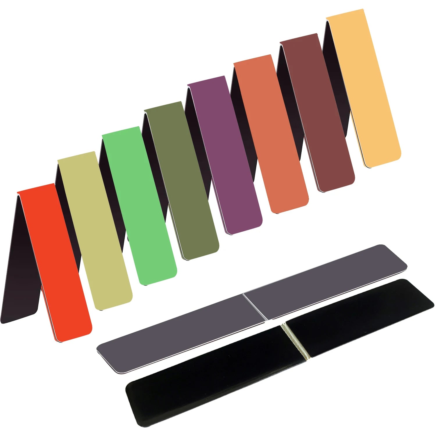10Pieces Bookmarks, Magnetic Bookmarks for Women, Men, Book Lovers, Page Markers for Students Teachers Reading Oasis Select A