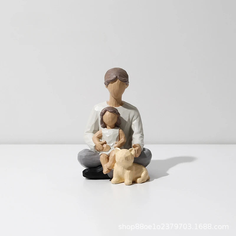 Figure Figure Tabletop Decoration Living Room Home Room Decoration Arts and Crafts Creative Wedding Wedding Gift Oasis Select