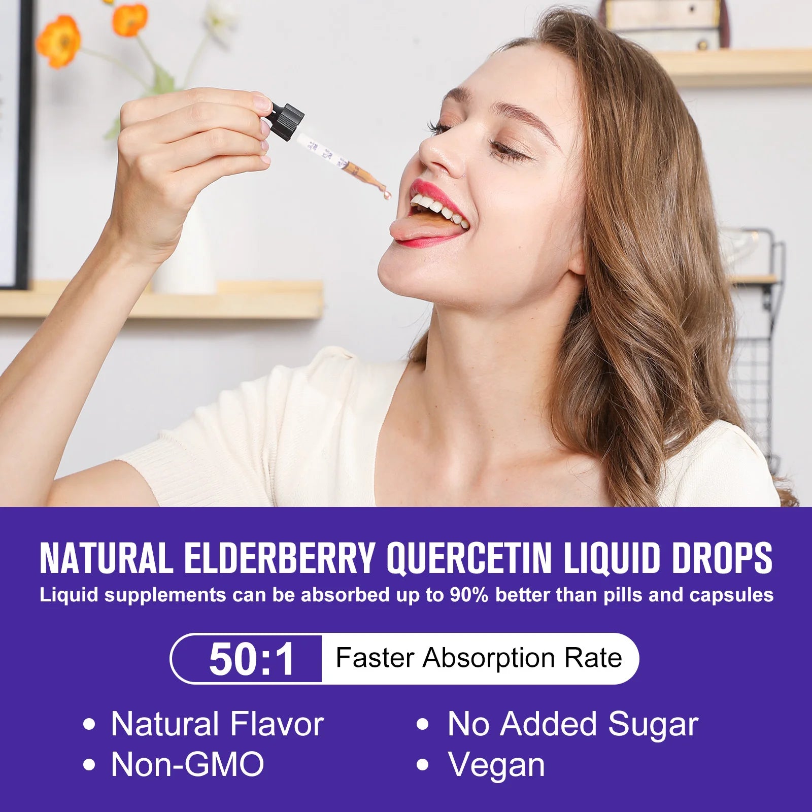 BEWORTHS Black Elderberry Drops with Vitamins C, D and Zinc Support Immunity and Heart Function Health Support Antioxidant Oasis Select