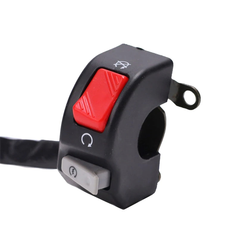 Motorcycle Switch Universal 7/8inch Handlebar Fog Hedlight Horn Start Kill Switch ON OFF Button 12V For ATV Scooters Snowmobile Oasis Select