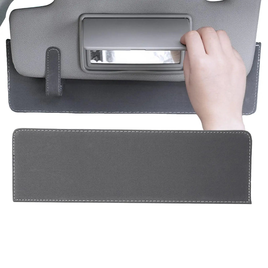 Sun Visor Extender Leather Visor Extender Attachment for Car Visor Anti-glare Automotive Sunvisor Extending Supplies for Trailer Oasis Select