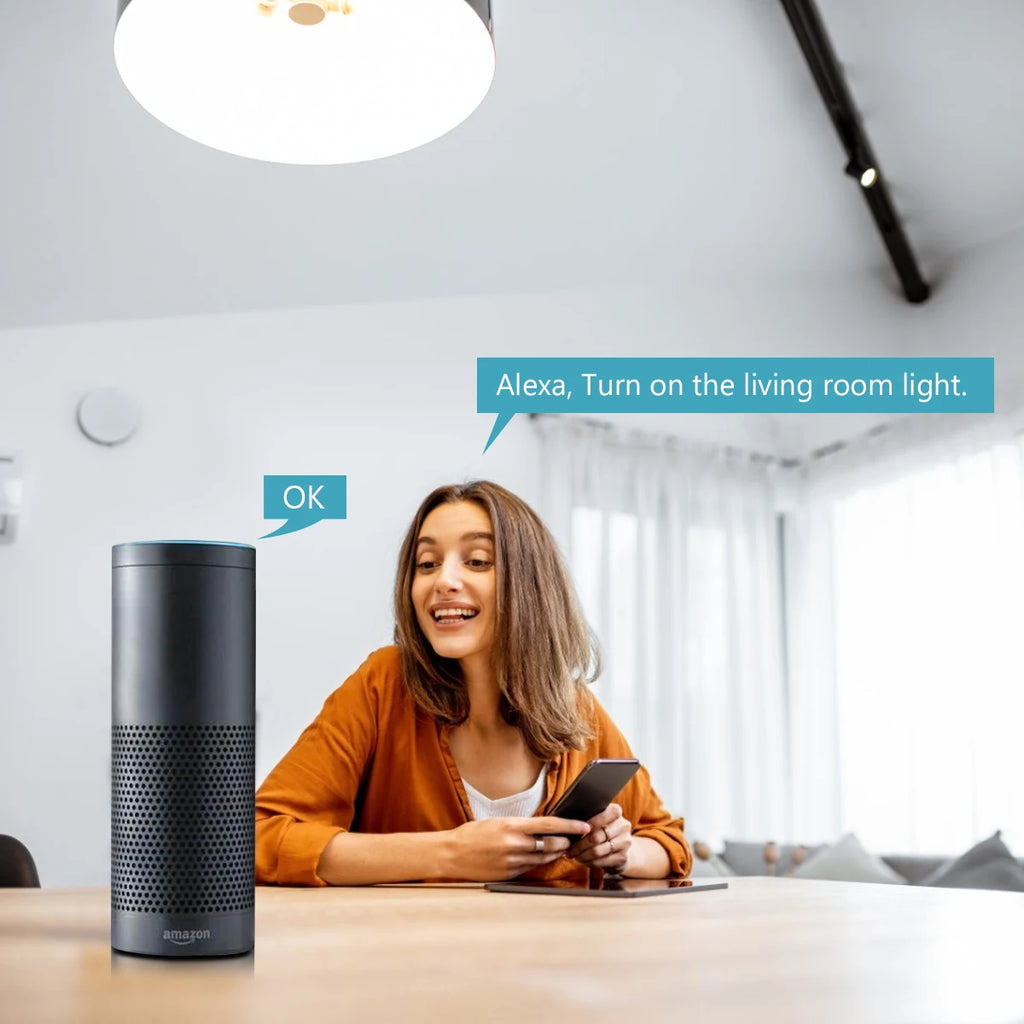 Smart Bulb E27 E14 GU10 Bubble Dimmable LED Light Siri Voice Control Bulb RGBCW AC85-265V Smart Home Bulb for Alexa Google Home Oasis Select