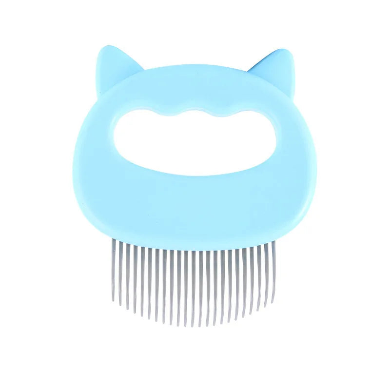 PetCat Comb Grooming Massage Brush Shell Shaped Handle Dog Grooming Massage Tool To Remove Hairs For Cat Cleaning Supplies Oasis Select