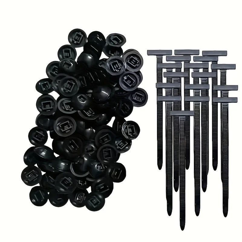 Universal Nylon Cable Tie Buckle Auto Fastening Straps Multi-Purpose Cable Clip Heavy Duty Self-Locking Nylon Zip Ties Holder Oasis Select