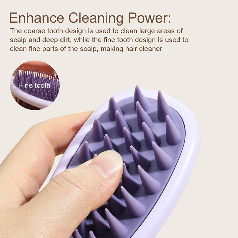 Long Handle Scalp Massage Shampoo Brush & Hair Detangler Comb Scalp Massage Brush Oasis Select