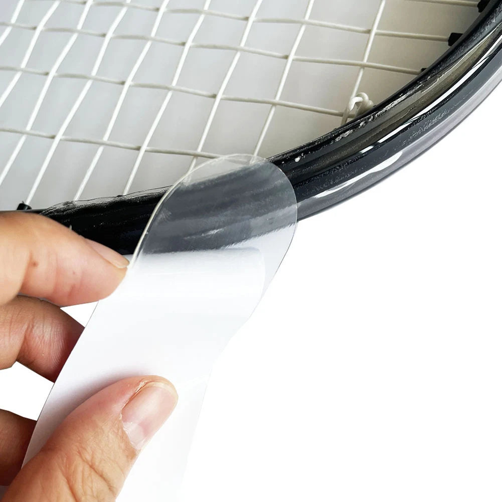 1PC Tennis Racket Paddle Protection Tape 37x3.5x0.66cm Transparent Reduce Friction Sticker TPU Badminton Racquet Tapes For Sport Oasis Select