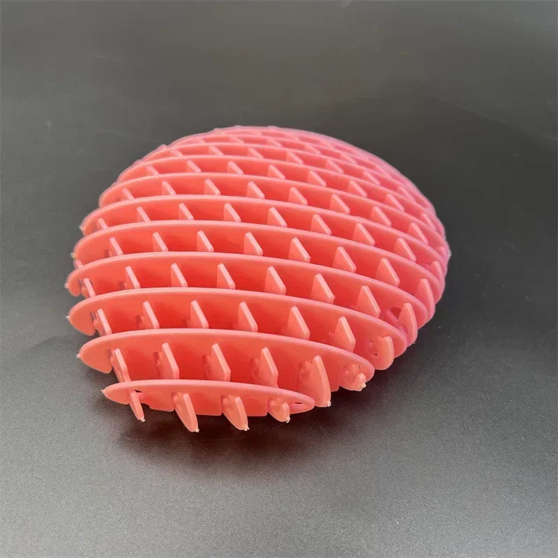 DIY Mesh Stretchable ElasticMesh Toy Unique Puzzle Release and Decompression Deformation Worm Popit, Elastic Mesh Toy Oasis Select 10cm pink