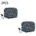 Outdoor Solar Lawn Street Light String 1/2/3/4Pcs Holiday Christmas Tree Stair Handail Decor Light Panel+Remote Control Dimmable Oasis Select 2PCS White 30M 300LEDs