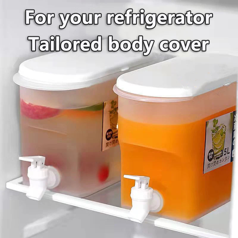 Drink Dispenser Water Kettle With Faucet Juice Lemonade Container Outdoor Fridge Storage Organizer Oasis Select