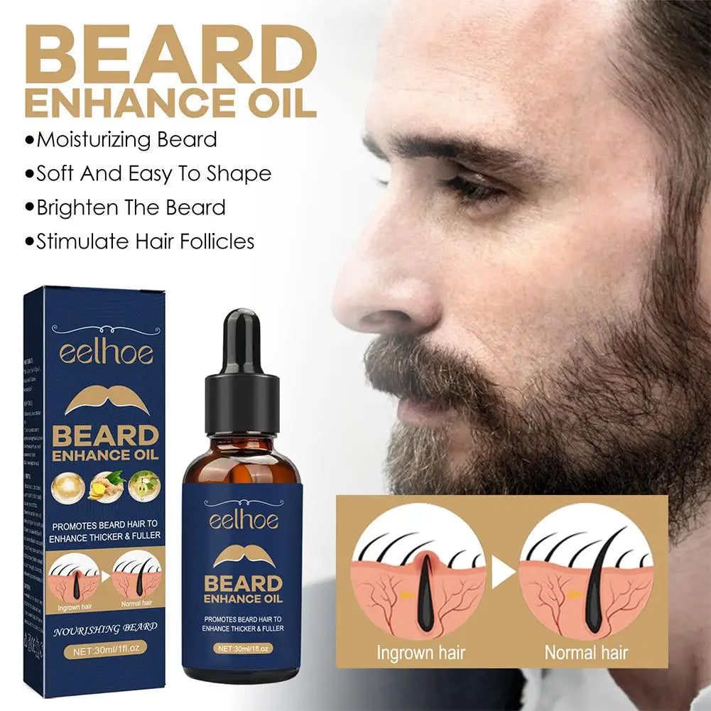 30ml Beard Care Oil For Men Beard Growth Grooming Soften Strengthen Styling Beard Oil Thicker Nourish Beard Serum Beard Care Oasis Select