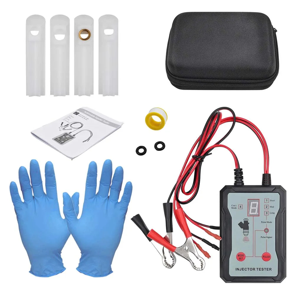 12V Fuel Injector Tester & DIY Cleaning Tool – Test 2 at Once Fuel Injector Tester Oasis Select Tester Kit Black