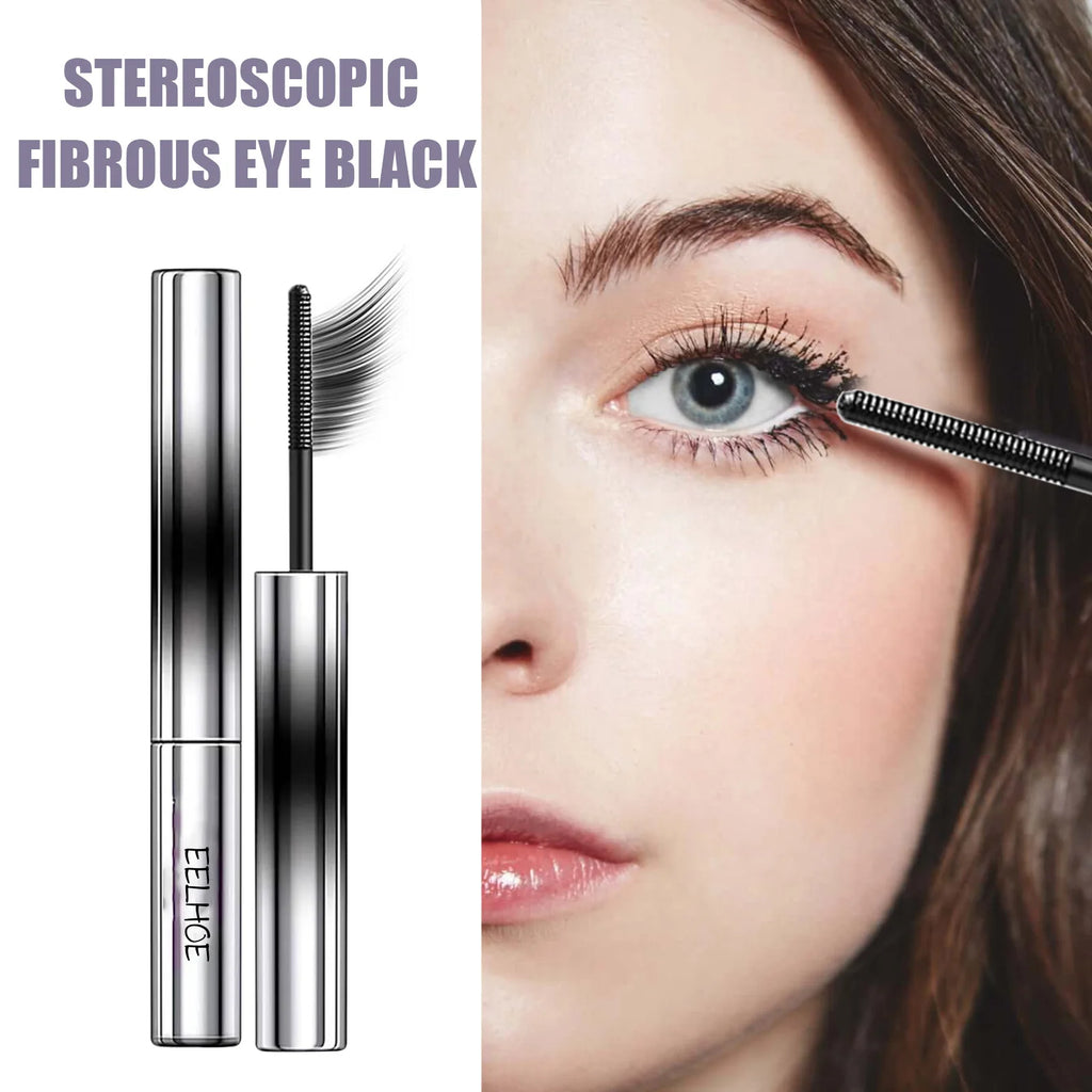 EELHOE Silk Fiber Mascara – Curling, Lengthening, Waterproof 4g Waterproof Mascara Oasis Select