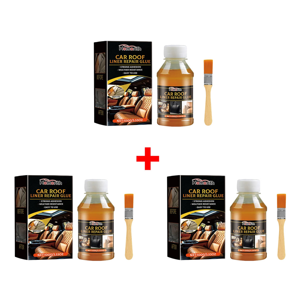 Car Roof Liner Adhesive Car Roof Fabric Glue Auto Front Rear Window Edge Sealing Strips Waterproof Dustproof Protector Oasis Select 3pcs
