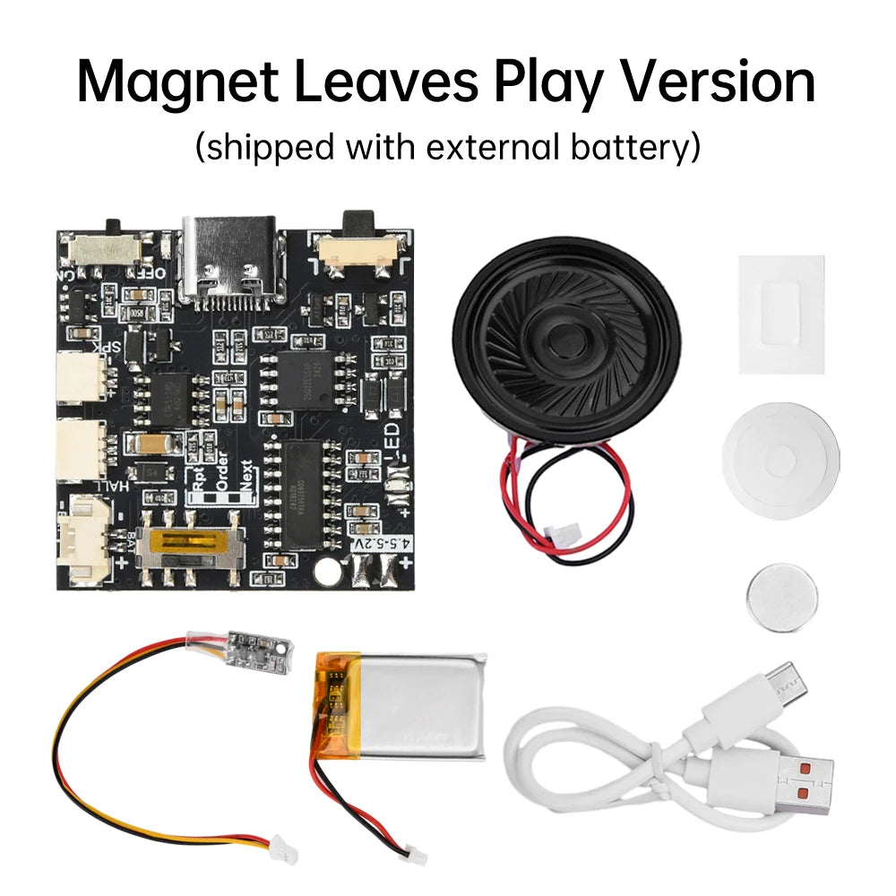 GC07A Speaker Magnetron Recording Greeting Card Movement Gift Box Christmas Birthday Card MP3 Download Voice Module Oasis Select GC07A-LA