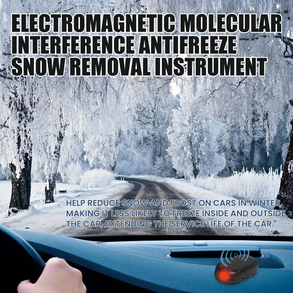 Rayhong Winter Car Solar Quick Snow Removal Tool, Quickly Melts Ice and Frost on Windows, Portable Mini De-Icer Oasis Select