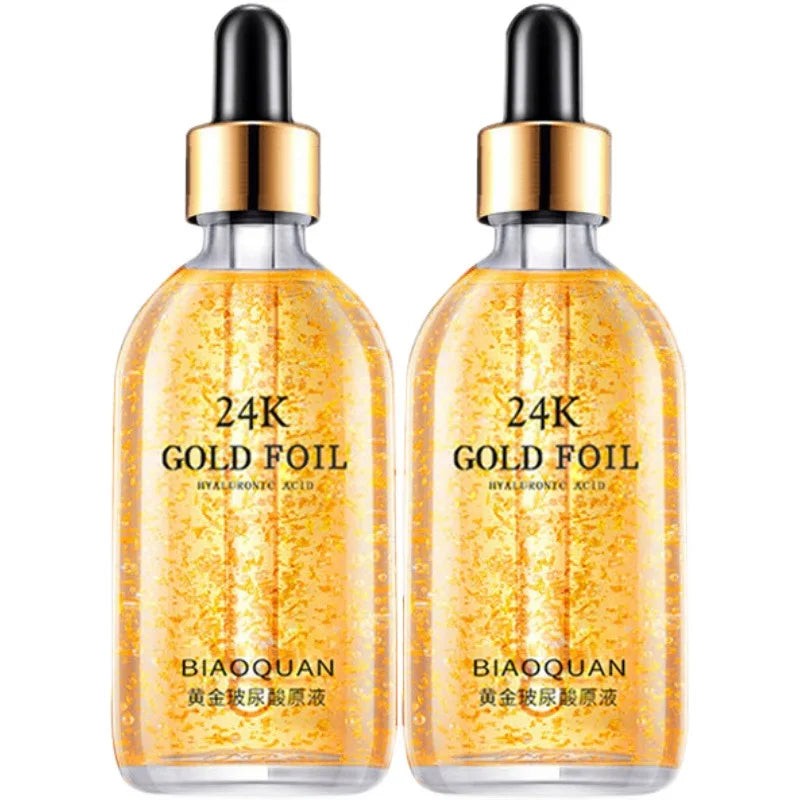 100ml 24k Gold Serum, Shrink Pores, Coarse Astringent Hyaluronic Acid Stock Solution Moisturize Oasis Select