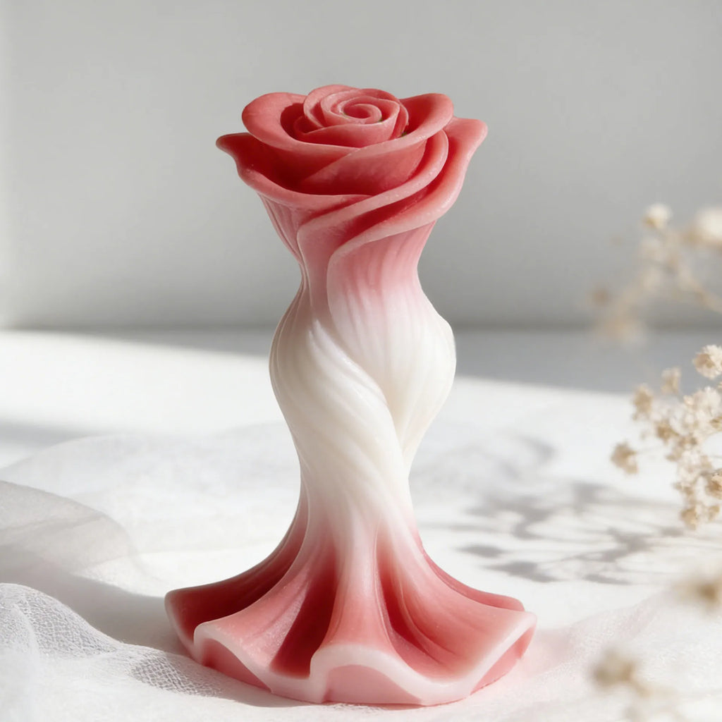 Flower Candle Mold Exquisite Aromatherapy Candle Mold 3d Rose Silicone Mold Heat-Resistant For Diy Candle Making Handmade Gifts Oasis Select
