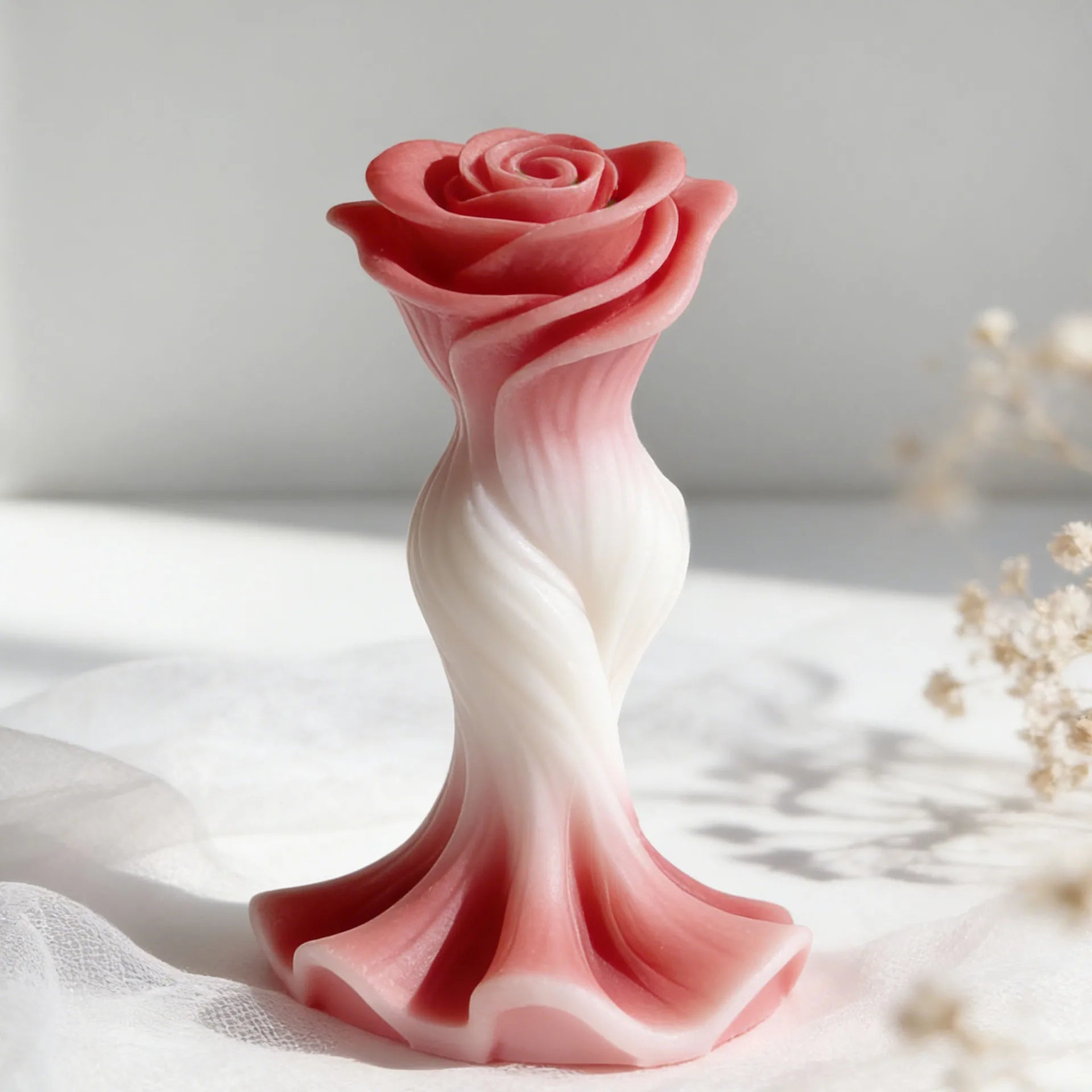 Flower Candle Mold Exquisite Aromatherapy Candle Mold 3d Rose Silicone Mold Heat-Resistant For Diy Candle Making Handmade Gifts Oasis Select