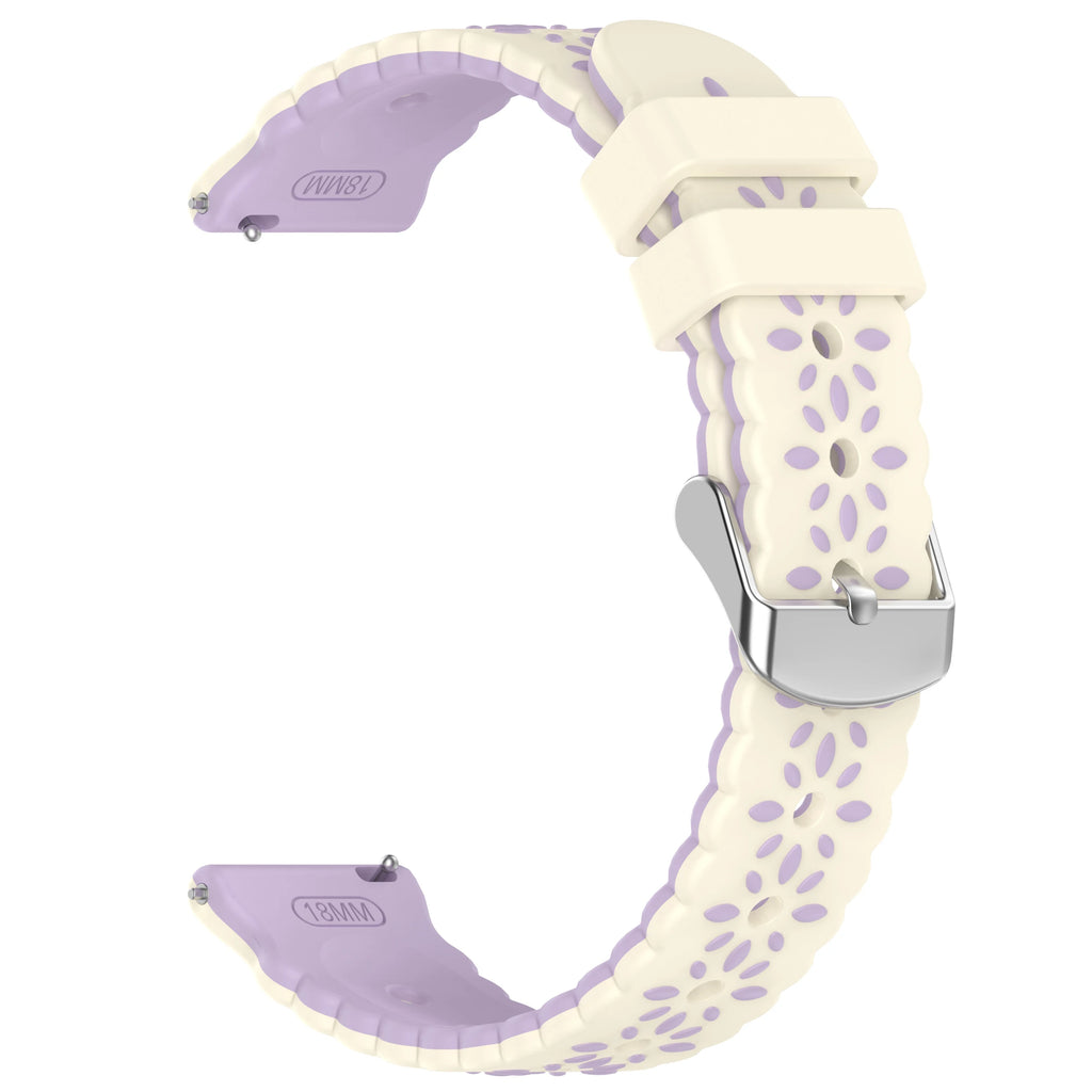 Silicone Watch Band 18mm 20mm – Huawei GT5, Samsung Galaxy Smartwatch Strap Oasis Select Star Purple 20 MM