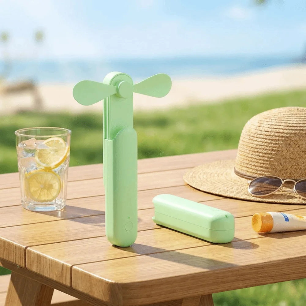 Compact Body Retractable Handheld Fan USB Charging Flexible Design Mini Handheld Fan Lightweight Quiet Operation Portable Fan Oasis Select