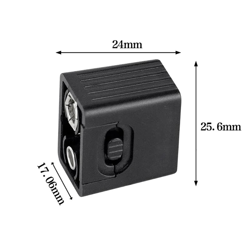 9V Battery Flashlight 9V Mini LED Key Light 6F22 Battery COB Outdoor Lighting Work Light Battery Not Included Oasis Select