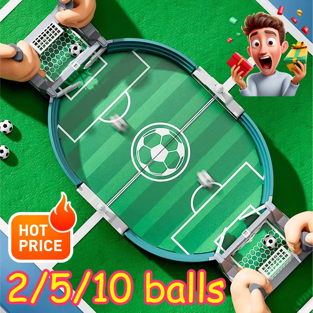 Table Football Game, Two-Person Football Game Table Game, Parent-Child Interactive Puzzle Game Table Football, Tabletop Soccer Oasis Select