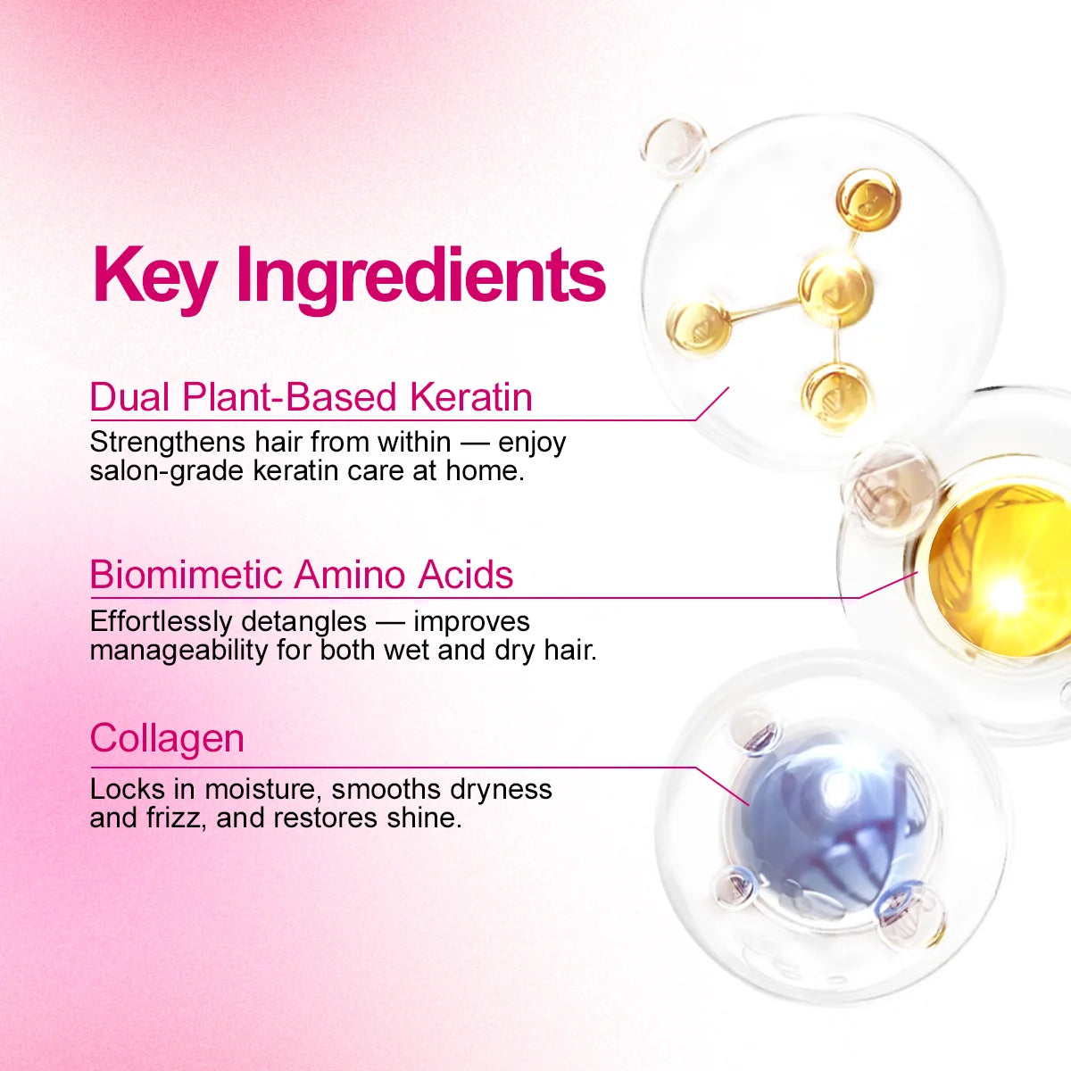 3-Min Soften Double Keratin Hair Mask Deep Moisturizing Curly Hair Moothing Frizz Reduce Repair Cream Hair Care Professional Oasis Select