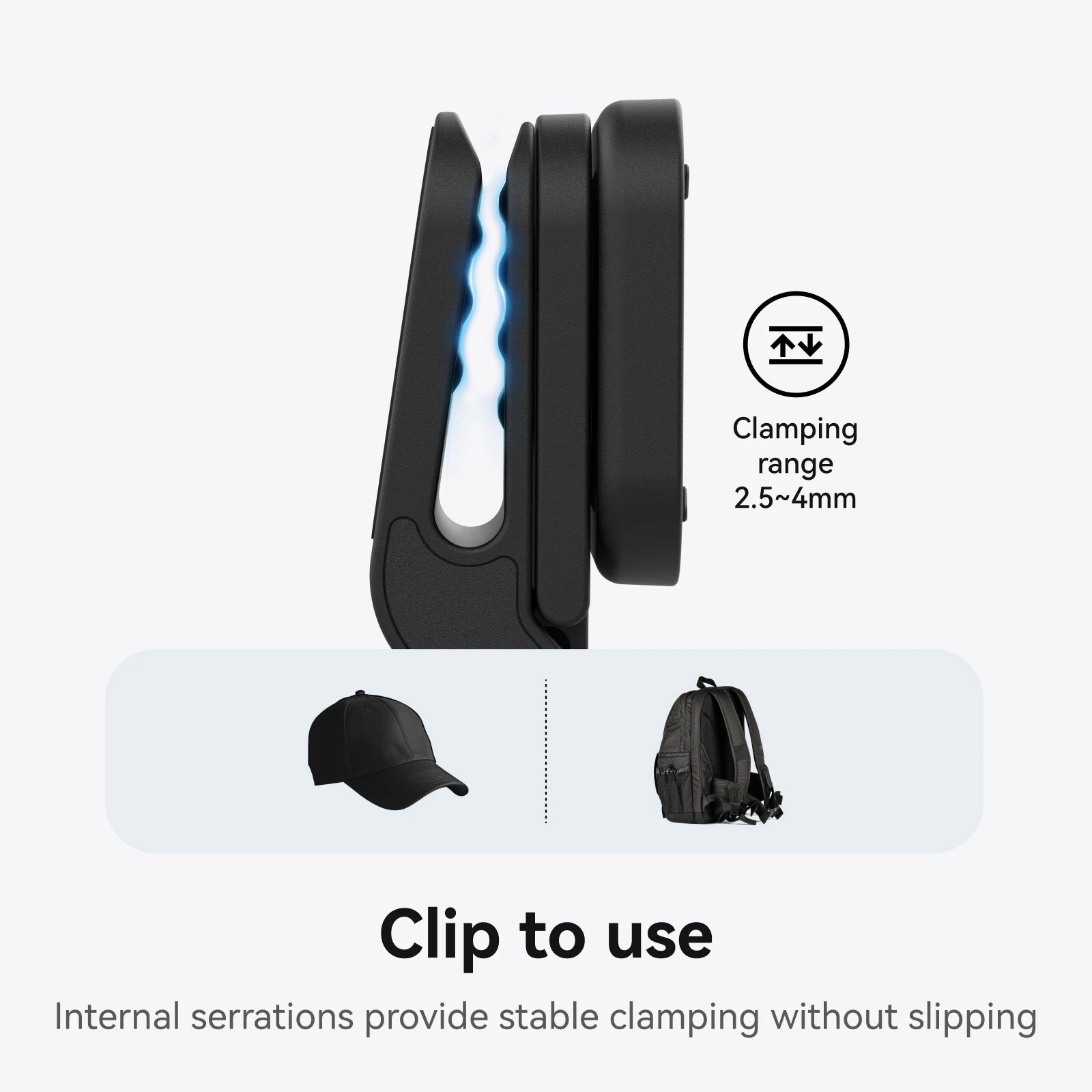 Magnetic Brim Clip for Insta360 Go Ultra | POV Hat Mount