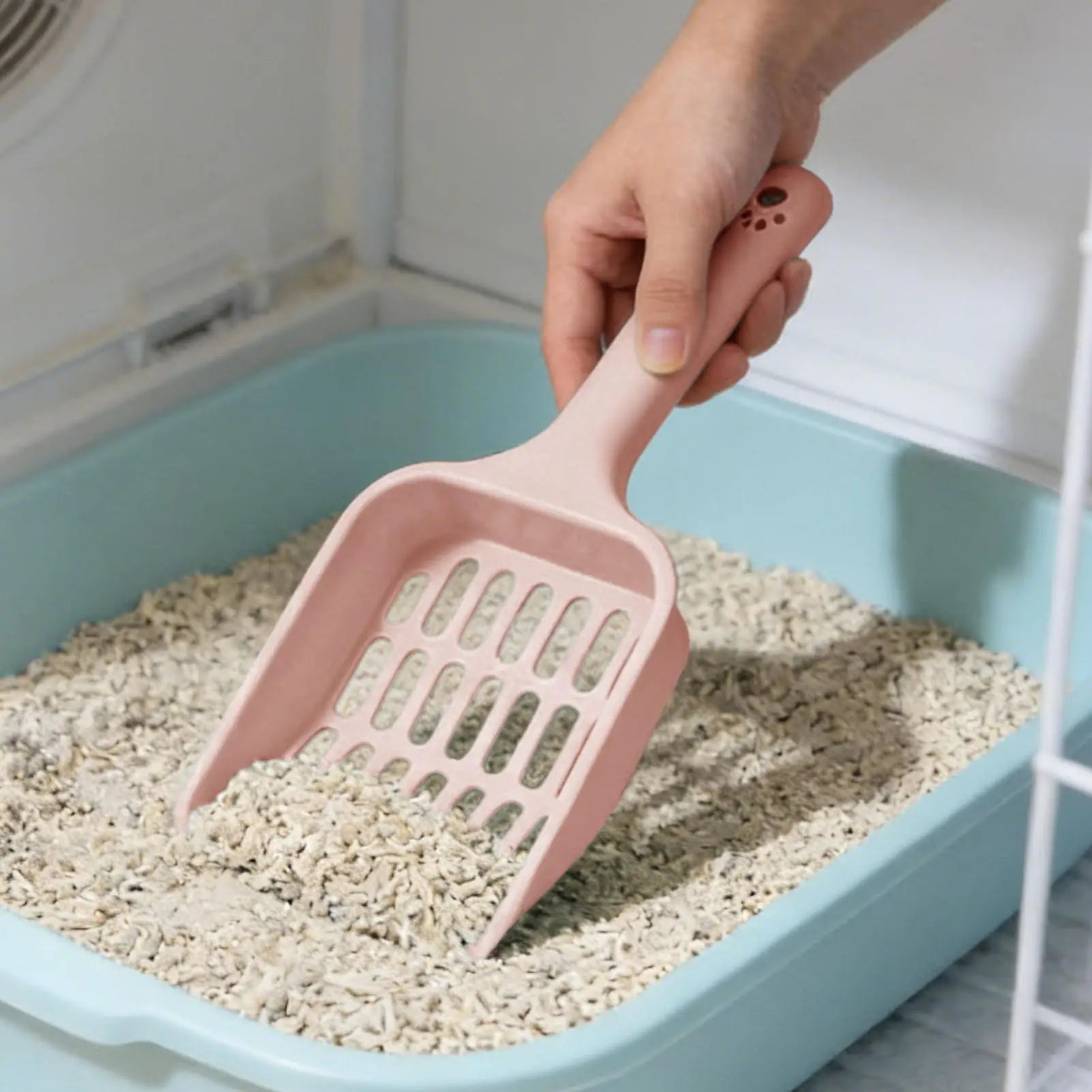 Cat Litter Scoop pet litter shovel Candy color appearance horizontal handle cat toilet shovel poop pickup Cat cleaning supplie Oasis Select