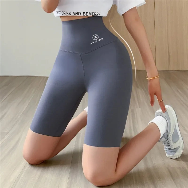 Women Butt Lifting Yoga Shorts Elastic Workout High Waist Tummy Control Ruched Booty Pants Seamless Gym Compression Tights Oasis Select
