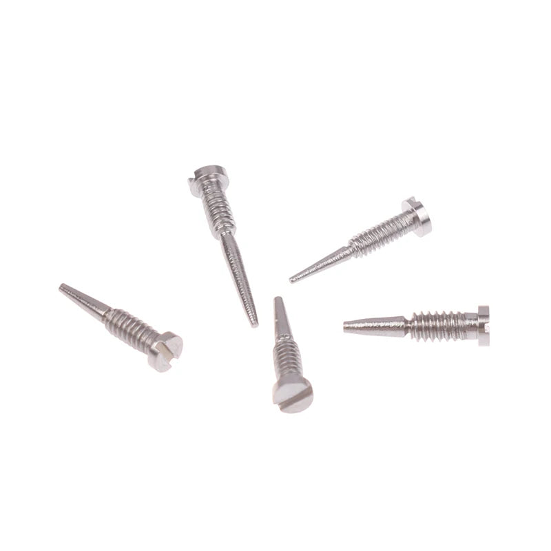 100Pcs Glasses Spring Hinge Screws Optical Eyewear Accessories Pointed End Self Aligning Screw Repair Supplies Oasis Select