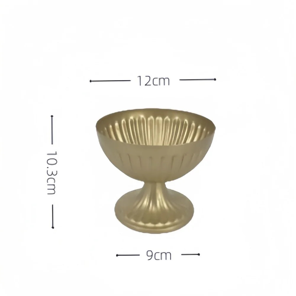Gold Wedding Froral Vases Flower Arrangement Pots Flower Holder Pot Planter for Table Centerpieces Party Living Room Decoration Oasis Select Gold 1