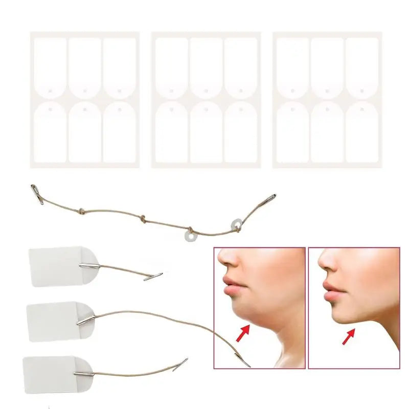 Waterproof V Face Makeup Adhesive Tape Invisible Breathable Lift Face Sticker V-Shape Chin Adhesive Lifting Face Stickers Oasis Select