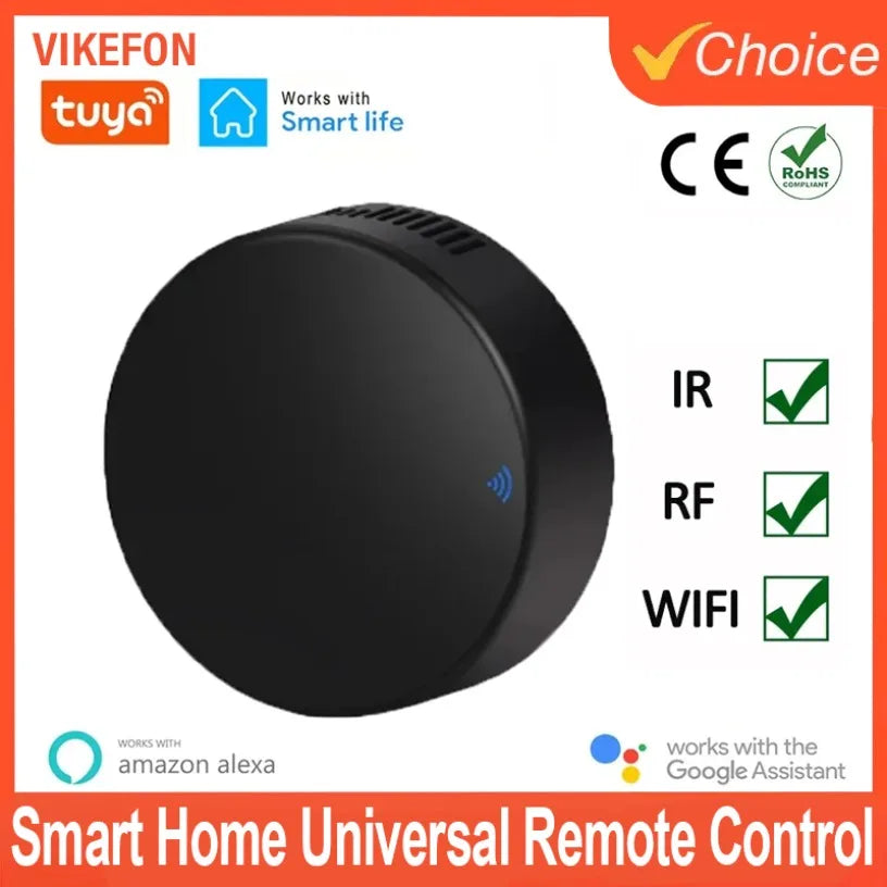 Tuya WiFi RF IR Remote Control 433MHz/315MHz For Smart Home Via Smart Life for Air Conditioner ALL TV Support Alexa, Google Home Oasis Select