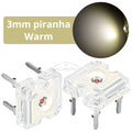3mm Piranha Super Flux LED Diodes 100–1000pcs | Multi-Color