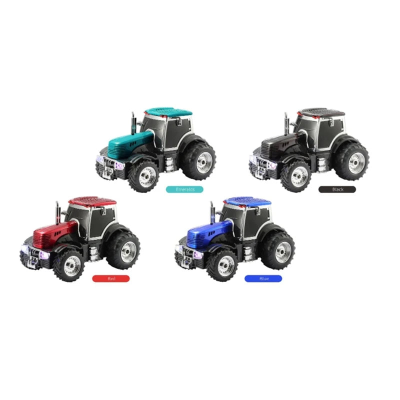 WISH WS-560 Tractor Wireless Bluetooth Speaker -LED Light Support TF Card FM Radio Stereo Music Player Bluetooth Speaker Oasis Select