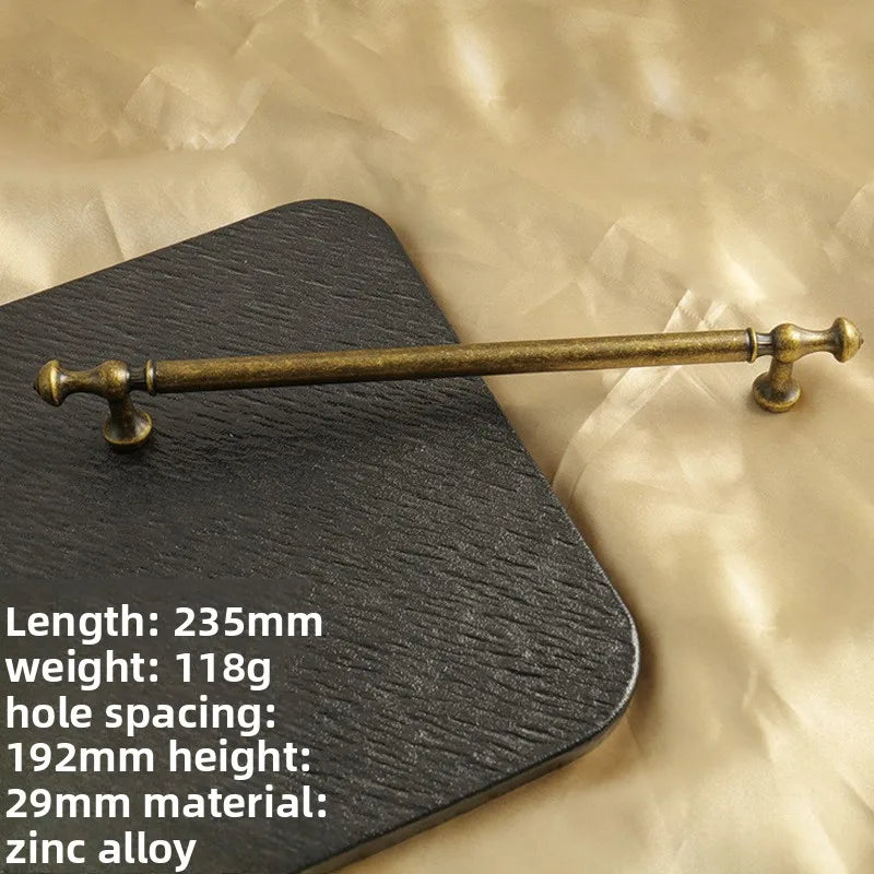 Bronze Solid Antique Brass Cabinet Handles Wardrobe Pull Cupboard Door Knob Kitchen Cabinet Handles Bronze Pulls Oasis Select L