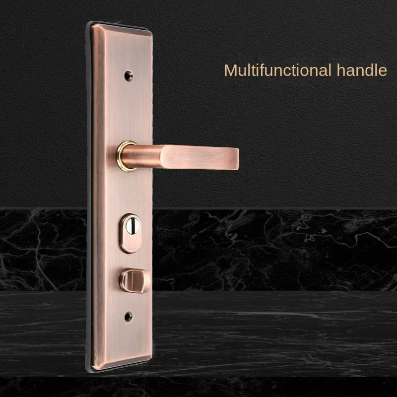 Anti-theft Door Lock Universal Household Entrance Door Handle Handle Door Lock Set Lock Body King Accessories Oasis Select Door handle HONGU