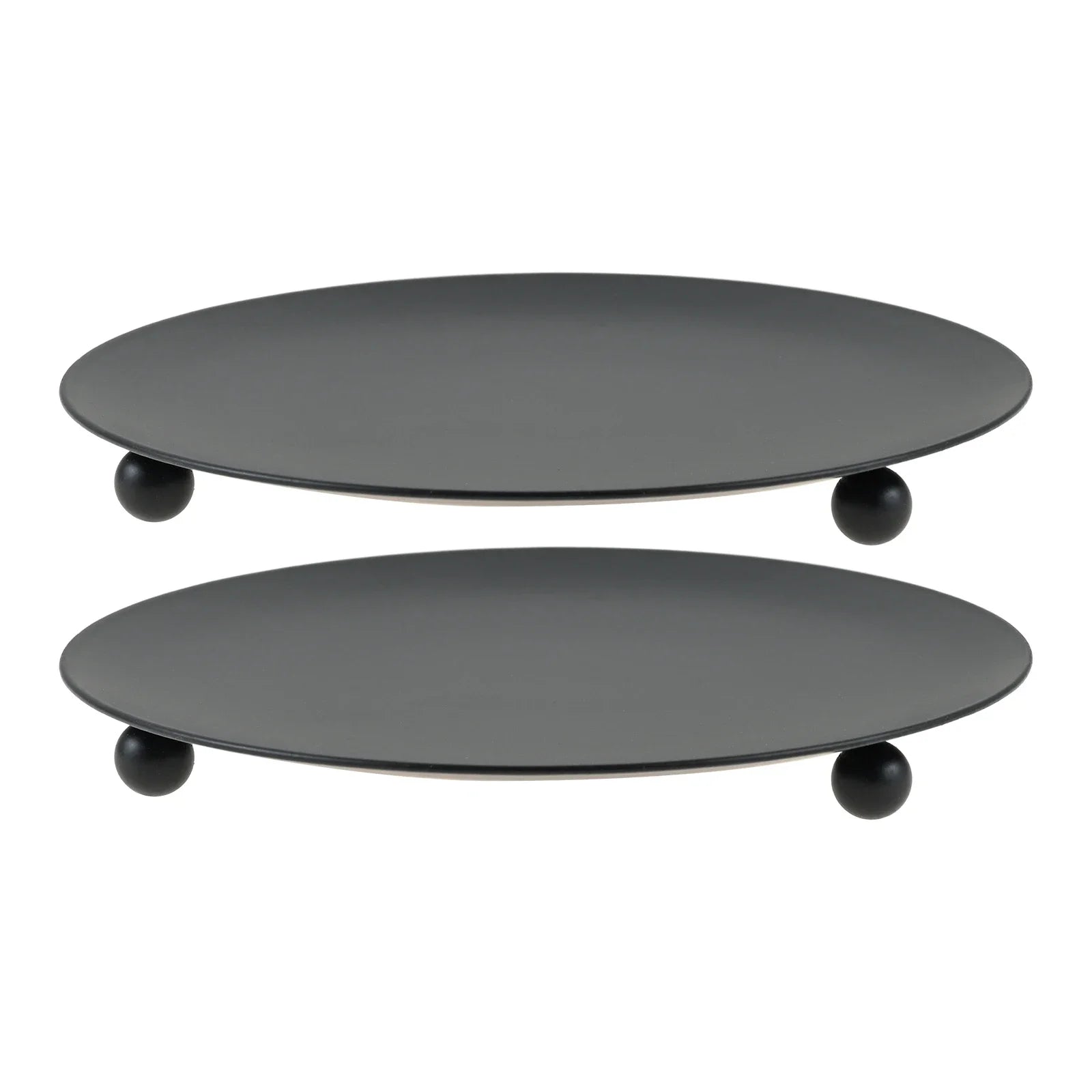 2pcs 10cm Black Iron Candle Holders Fits for A Variety of Candles Suitable for Candlelight Dinners To Create Romantic Atmosphere Oasis Select