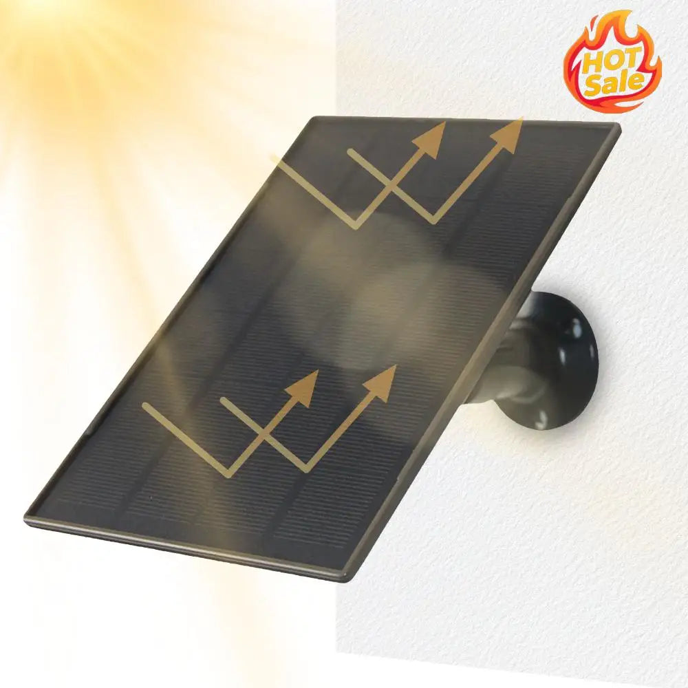 3W Lightweight Solar Charger DC3.5 Type-C Ports Safety Cameras Sun-Powered Panels 6000mAh Sun-Powered Panel for Camping Light Oasis Select