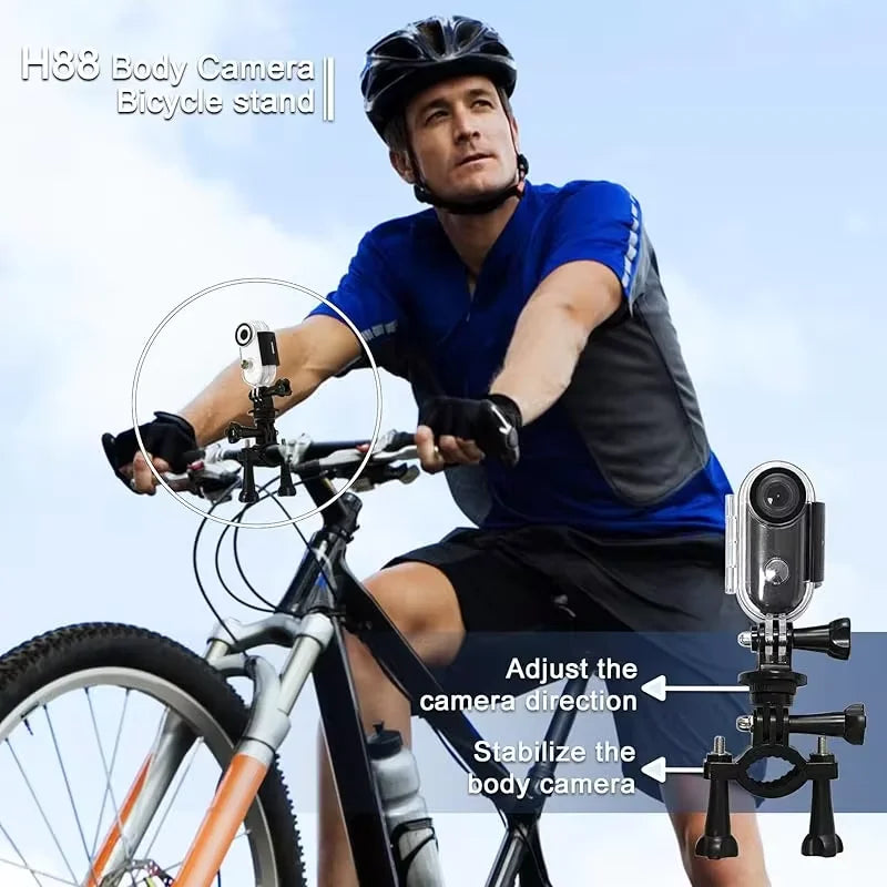 H88 Action Camera Accessories – Mounts, Buckles & Waterproof Case